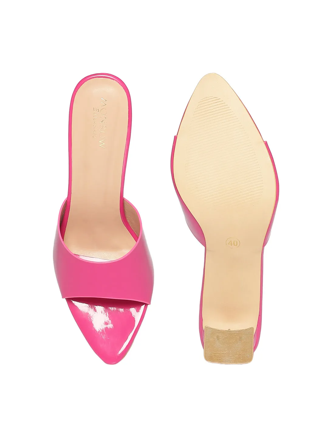 Blushy Pink Block Heels