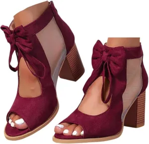 Chunky Heels For Women Wedding Chunky Block Open Toe Ankle Strap Heeled Sandals Comfortable Party Dress Pumps Shoes