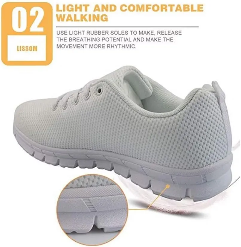 Jeiento Lightweight Halloween Shoes for Men Women,Walking Running Shoes Sneaker for Hiking Walking Sports Jogging Shoes