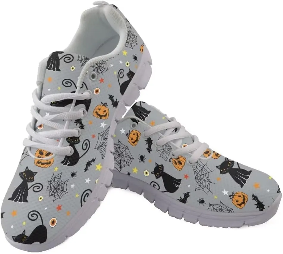 Jeiento Lightweight Halloween Shoes for Men Women,Walking Running Shoes Sneaker for Hiking Walking Sports Jogging Shoes
