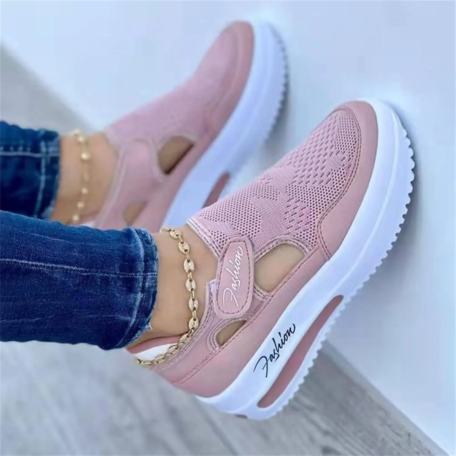 Ladmiple Sneakers For Women Slip On Wide Width Comfort Casual Canvas Shoes Dressy Summer Fashion Walking Flats Loafers