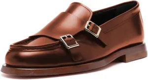 Milooey shoes Women's Round Toe Buckle Style Loafers Chunky Low Heels Slip On Dressy Daily Business Party Formal Shoes Size 4-16 US