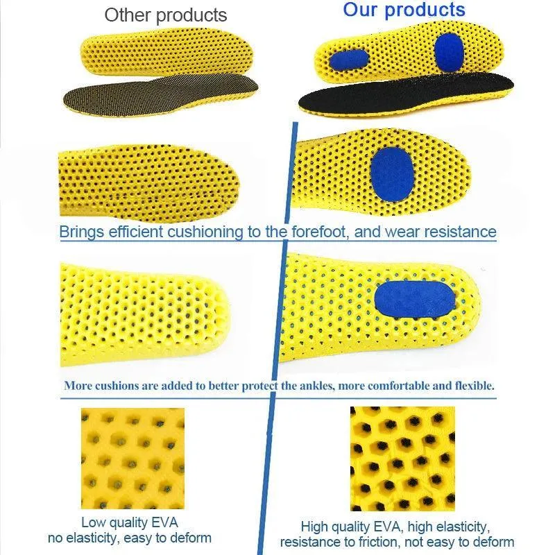 Ultimate Comfort Orthopedic Memory Foam Insoles – Shock-Absorbing Foot Support for Active Lifestyles